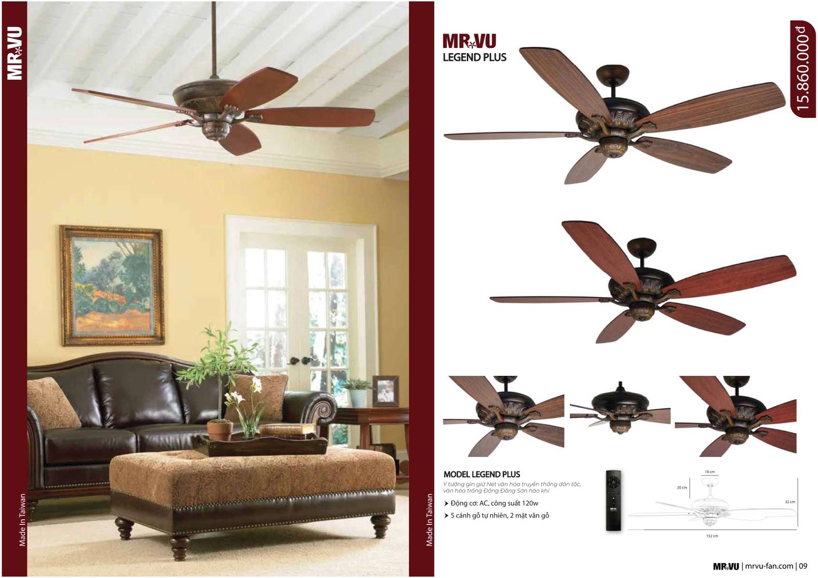 Bảng giá và Catalogue Quạt trần Mr Vũ mới nhất 2024 /Page 